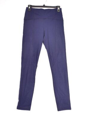 Navy Blue Women's Leggings with Pocket Size XL